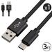 USB Type C Cable Charger FREEDOMTECH 3ft USB C to USB A Charger Nylon Braided Cable Fast Charger Cord For Samsung Galaxy Note 8 Galaxy S8/S8+ Apple New Macbook Nexus 6P 5X Google Pixel LG G5 G6