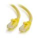 C2G 50755 25 ft. Cat6A Snagless UTP Cable Yellow