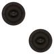 2 x 6.5 100W Round Ceiling Speakers Dual Input Stereo Flush In Wall Home Audio