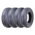 FREE COUNTRY Trailer Tires ST175/80R13 6PR Load Range C w/Scuff Guard 91/87M w/Featured Scuff Guard Set 4