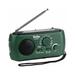 Kaito KA332W Portable Hand Crank Solar AM FM NOAA Weather Radio with 3-LED Flashlight - Green