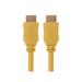 Monoprice HDMI Cable - 1.5 Feet - Yellow | High Speed 4K@60Hz 18Gbps HDR YUV 4:4:4 28AWG Compatible with UHD TV and More - Select Series