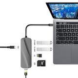 KOOTION USB C Hub 6 in 1 with PD Charger Port USB 3.0 Port TF/SD Slot HDMI Port for MacBook ChromeBook