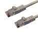 Kentek 6 Inch IN CAT6 UTP Patch Cable 24 AWG 550 MHz Category 6 Unshielded Twisted Pair Short Body Connector Snagless Molded Boot Ethernet RJ45 Network Internet Cord Gray