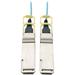 Eaton Tripp Lite Series QSFP28 to QSFP28 Active Optical Cable 100GbE AOC M/M Aqua 15 m (49.2 ft.)