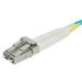 eDragon ED86211 10 Gigabit Aqua OM4 Fiber Optic Cable LC/LC Multimode Duplex 50/125 1m 2 Pack