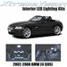 Xtremevision Interior LED for BMW Z4 E85 2002-2008 5 Pieces Cool White Interior LED Kit + Installation Tool