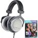 BeyerDynamic 490970 DT-880 Pro Headphones 250 Ohm Bundle with Tech Smart USA Audio Entertainment Essentials Bundle 2020