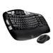 Used Logitech Wave MK550 Desktop Wireless Multimedia Keyboard Laser Mouse Kit - Black