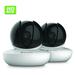 2-Pack Zencam WiFi Camera Indoor Pan Tilt Zoom Home Wireless IP Camera 720P Dome Cloud Security Surveillance System with Two-Way Talk for Home Pet Nanny Cam Baby Monitor White (2PACK-M1W)