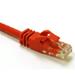 7ft CAT 6 550Mhz SNAGLESS CROSSOVER CABLE RED