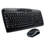 MK320 Wireless Keyboard Mouse Combo 2.4 GHz Frequency/30 ft Wireless Range Black