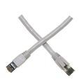 CableWholesale 10 ft. 40Gbps 2000MHz Cat8 S & FTP Ethernet Patch Cable for Molded Boot 4-Pair 24AWG Stranded Pure Copper & RJ45 Male Gray