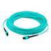 AddOn 1m MPO OM3 Aqua Patch Cable - crossover cable - 3.3 ft - aqua