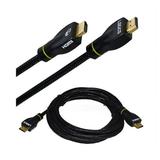Black 25 ft 1080p 4K TV PC Blu-Ray High Speed HDMI Cable 3D Support w/ Ethernet