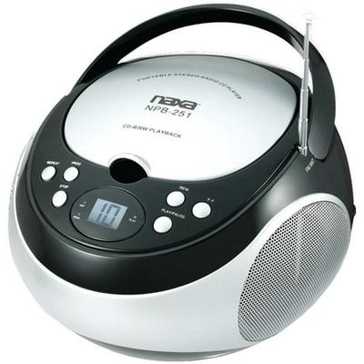 Bijna Email documentaire Naxa Portable CD Player with AM/FM Stereo Radio- Blue from Naxa |  AccuWeather Shop