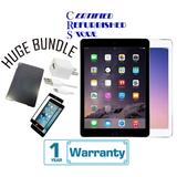 Apple iPad Air 2 9.7-inch 16GB 32GB 64GB 128GB Wi-Fi (Certified Open Box) 1-Year Warranty Bundle includes iPad Case & Pre-Installed Tempered Glass