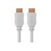 Monoprice HDMI Cable High Speed White 6ft. 28AWG 4026