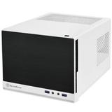 Silver Stone Technologies SG13WB-Q Mini-DTX Small Form Factor Computer Case - White