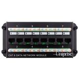 Commscope UNMDU-DDM-8-C6 Uniprise CC0062034/1 - Home Automation 8 Port Data Module Category-6 CAT6 Patch Panel - Fits most SMC Panels.