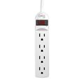 ProMounts 4 Outlet Power Strip Surge Suppressors with LED Power Switch 2 ft. Extension Cord ETL Certified