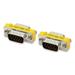 SVGA Connector EpicDealz DB HD New 15 VGA SVGA KVM Male to Male Gender Changer Adapter Coupler Pack of 6