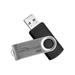 Compucessory 4GB USB Flash Drive Black / Aluminum Model 26464