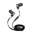 Super High Clarity 3.5mm Stereo Earbuds/ Headphone for Sanyo 6750 (Katana Eclipse) Katana LX S1 PCD Chaser VM2045 (Venture) (Black) - w/ Mic & Volume Control + MND Stylus