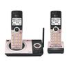 AT&T CL82229 2 Handset Cordless Expandable Answering System with Smart Call Block Rose Gold