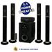 Acoustic Audio AAT3002 Tower 5.1 Bluetooth Speaker System with 8 Powered Subwoofer and Microphones