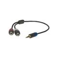 SF Cable 3.5mm Male to 2 RCA Female Adapter Cable