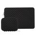 Mosiso Diamond Foam Water Repellent Lycra Laptop Sleeve Bag for 13-13.3 Inch MacBook Pro/Air Notebook with Small Case Black