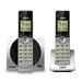 VTech CS6919-2 DECT 6.0 Cordless Phone with Caller ID and Handset Speakerphone 2 Handsets Silver/Black