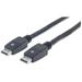 Manhattan 4K@60Hz DisplayPort Monitor Cable DisplayPort Male to DisplayPort Male 25 ft. Black