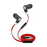 Super High Clarity 3.5mm Stereo Earbuds/ Headphone Compatible with Amazon Fire HD 8 HD 10/ 6/ 7 HDX 8.9 Fire phone KINDLE Fire HD (Fire HD 8.9 ) (Red) - w/ Mic & Volume Control + MND Stylus