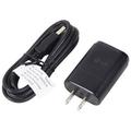 LG OEM Home Wall Travel Charger USB Adapter Cable 2-in-1 for Amazon Kindle Fire HDX 8.9 7 HD 8.9 7 6 DX 8 10 - LG Stylo 3 G Pad X8.3 F 8.0 8.3 7.0 10.1 - Motorola Droid Turbo 2