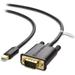 Cable Matters Mini DisplayPort to VGA Cable (Mini DP to VGA Cable) in Black 6 Feet - Thunderbolt | Thunderbolt 2 Port Compatible