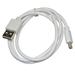 HQRP USB to mini USB Cable (White) for Rand McNally RVND 7710 / 7725 LM / 7730 LM GPS