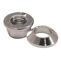 Universal Chrome Flange/Tapered Locking Lug Nut 10mm X 1.25mm Thread Pitch Compatible With Can-Am Outlander L Max 570 2016