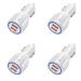 4-Pack Quick Charge 3.0 Dual USB Car Charger FREEDOMTECH 36W 3.1A Car Adapter with Dual QC USB Ports for Samsung Galaxy Note 8 S9 S8 S8 Plus S7 iPhone X 8 8 Plus iPad Pro 2017 Google Pixel & More
