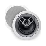 Polk Audio MC60 2-Way in-Ceiling 6.5 Speaker (Single) | Dynamic Built-in Audio | Perfect for Humid Indoor/Enclosed Areas | Bathrooms Kitchens Patios White