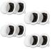 Acoustic Audio R191 In Ceiling / In Wall Speaker 4 Pair Pack 2 Way Home Theater Flush Mount