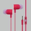 High Definition Sound 3.5mm Stereo Earbuds/ Headphone for Samsung Galaxy Note 9 Note 8 S9 S9+ S8 J2 Core A7 (2018) (Red) - w/ Mic + MND Stylus