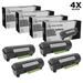 LD Compatible Replacement for Dell 331-9803 / RGCN6 Black Toner Cartridge 4-Pack for Laser B2360d B2360dn B3460dn B3465dn B3465dnf