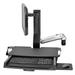 Ergotron StyleView Mounting Arm for Keyboard Monitor Bar Code Scanner Mouse Wrist Rest Polished Aluminum