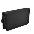 Unique Bargains Zipper Closure Rectangle Nylon CD Storage Carry Case Bag Holder Container Black