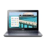 Used Acer C720-2802 11.6 Chromebook 2GB Ram 16GB SSD Intel 1.4GHz (Granite Gray) (Scratches)