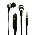 Super Bass Noise-Isolation Stereo Earbuds/ Earphones for ZTE Blade Z Max/ X/ Axon M/ Z Max/ Spark/ X Max/ Max 3/ Grand X 4/ V8 Pro (Black) - w/ Mic + MND Stylus
