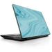 Laptop Notebook Universal Skin Decal Fits 13.3 to 15.6 / Teal Blue Ice Marble Swirl Glass