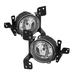 AKKON - For 2014 2015 Mit Mitsubishi Mirage Clear Lens Bumper Driving Fog Light W/ Bezel + Switch